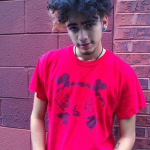 STEWIE FAMILY GUY Red Size L T-Shirt